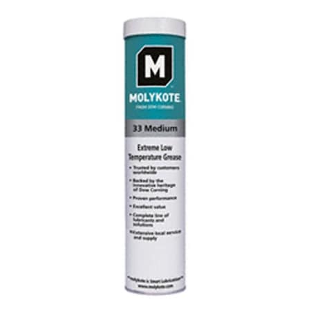 Molykote Lithium Complex Grease, Bearing, Cartridge, Grease MOLYKOTE 33 M 10.1OZ CTG